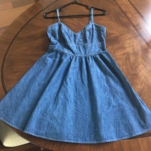 Express denim sundress